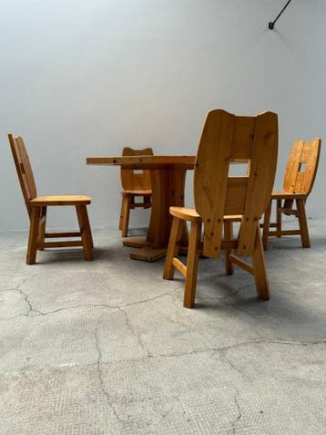 Im Stil von Rainer Daumiller - Eettafel - Vurenhout -