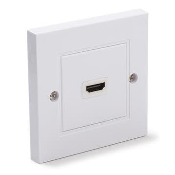 HDMI wandcontactdoos | Goobay (4K@60Hz, 1 poort), Verzenden, Nieuw