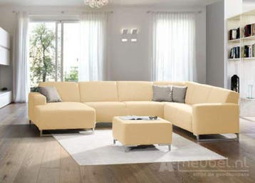 U-Bankstel Kerkdriel - u-banken - Creme, Nieuw, Stof