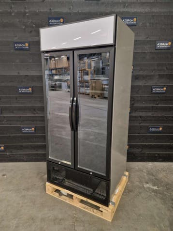 Koelkast | dubbeldeurs koeling | glaskoeling | Tefcold | 808, Nieuw in verpakking, Koelen en Vriezen