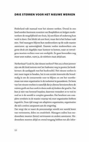 Klein receptenboek voor het nieuwe werken, Ophalen of Verzenden, Nieuw