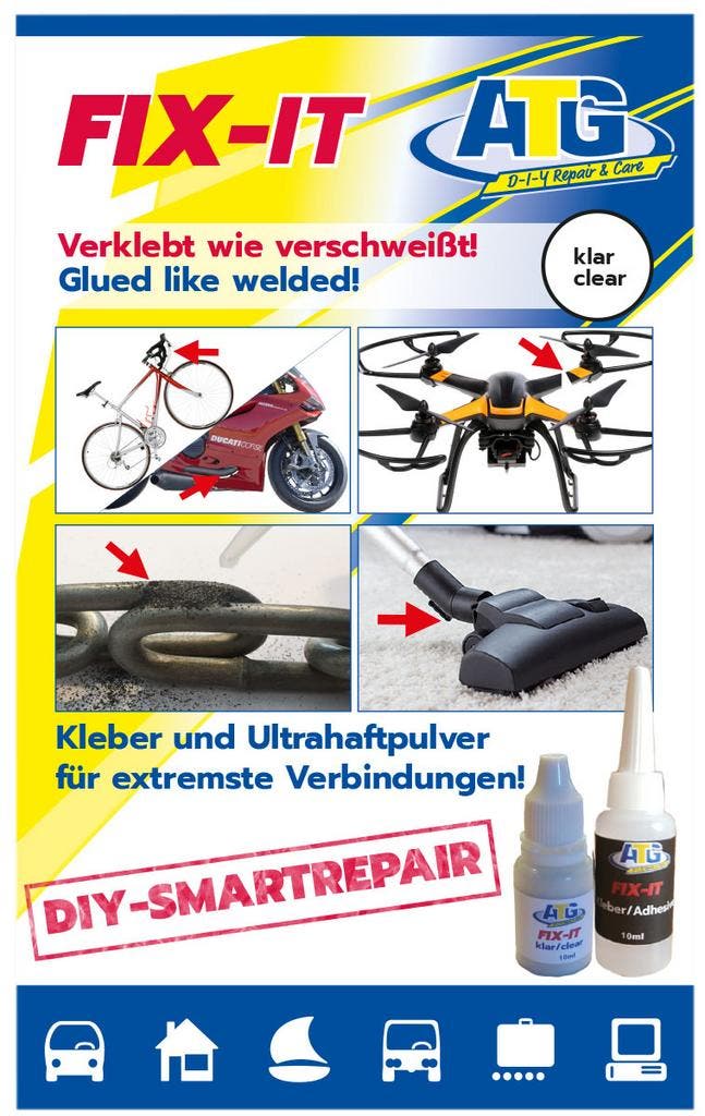 ATG Fix It Transparante alles Laslijm, Auto diversen, Autogereedschap, Nieuw, Ophalen of Verzenden