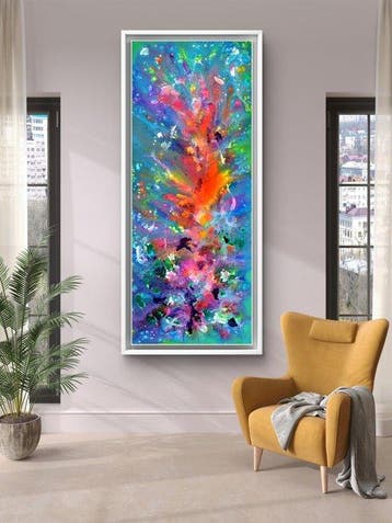 Soos Tiberiu - 215x95 cm - Free Spirit - XXL Large Colorful
