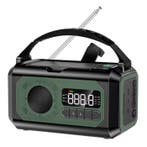 12000mAh Radio Powerbank op Zonne-energie met Dynamo -, Verzenden, Nieuw, ALLOYSEED