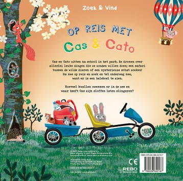 Op reis met Cas & Cato - zoekboek / Zoek en vind, Verzenden, Zo goed als nieuw, Rebo International b.v.