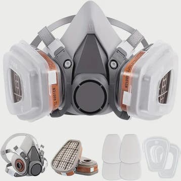 Professioneel Half-Face Stof- en Gasmasker met Verwisselbare, Verzenden, Nieuw