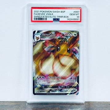 Pokémon Graded card - Eevee VMAX 087 – Pokémon - PSA 10, Nieuw