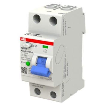 ABB aardlekschakelaar 2-Polig 40A 300mA F202B-40/0.3 TYPE B, Ophalen of Verzenden, Nieuw
