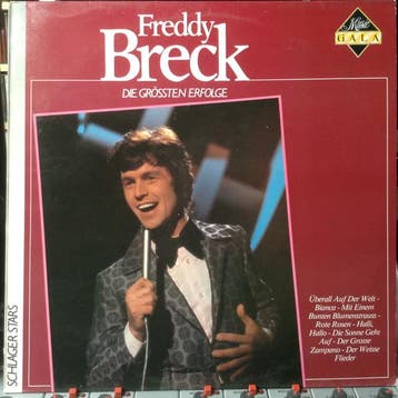 LP gebruikt - Freddy Breck - Die GrÃ¶ssten Erfolge, Verzenden, Zo goed als nieuw, Overige formaten