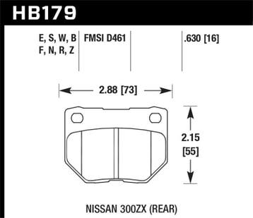 Hawk 89-93 Nissan 300ZX / 89-95 Skyline / 06-07 Subaru, Ophalen of Verzenden, Nieuw