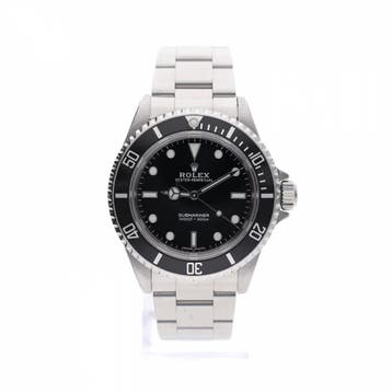Rolex Submariner No Date 2-Liner 14060; Automatisch Her..., Ophalen of Verzenden, Zo goed als nieuw, Overige materialen, Overige merken