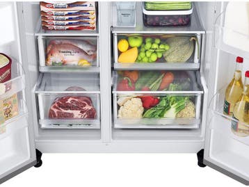 LG GSLV71PZTD - Amerikaanse Koelkast - 635 l LINEARCooling®, Verzenden, Zo goed als nieuw