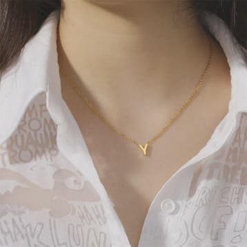 Ketting met Initiaal Letter A-Z - Elegante RVS Hanger Kettin, Verzenden, Nieuw