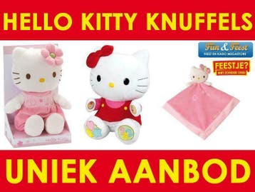 Hello Kitty knuffels - Muziekknuffel - Ty Beanie Hello Kitty, Ophalen of Verzenden, Nieuw