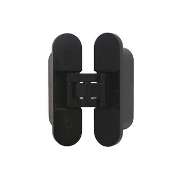 Onzichtbaar scharnier 3D verstelbaar 111x29 mm – mat zwart, Verzenden, Nieuw