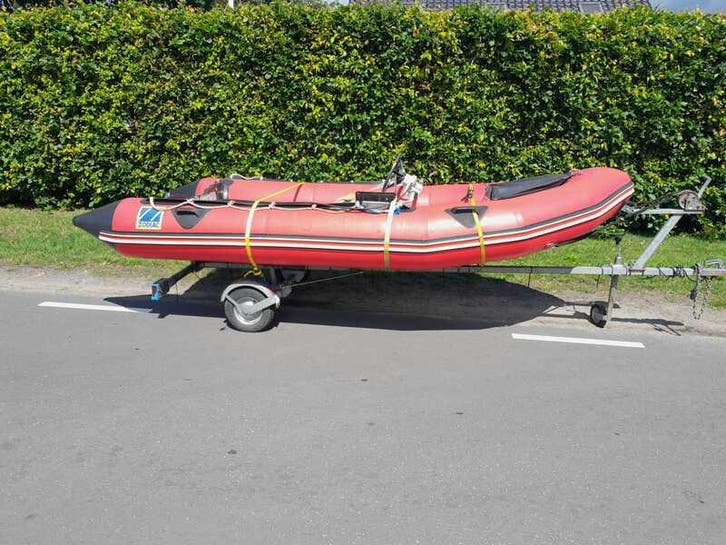 Rubberboot, Zodiac, MK2 Futura S, Rood, Watersport en Boten, Rubberboten