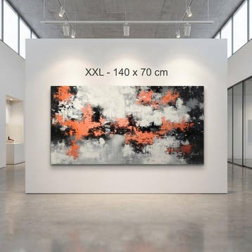 Monika Spiewak - Abstract - Oil Painting Stretched On The