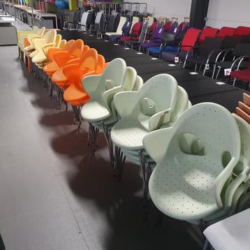 Lamm Lolita kunststof stoelen - 3 kleuren (alleen per set), Ophalen of Verzenden, Nieuw