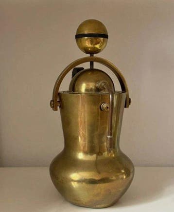 Koffiezetapparaat - Messing - Koffiemachine 1960