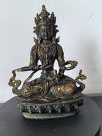 Decoratief ornament - Vajrasattva Pure Bronze Buddha Statue