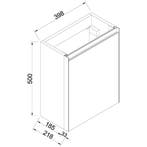 Wiesbaden Lotus Fonteinkast - 40x21.8cm - Naturel Eik - Mat, Ophalen of Verzenden, Nieuw