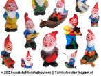 Keuze uit meer dan 200 kunststof tuinkabouters / kabouters, Nieuw