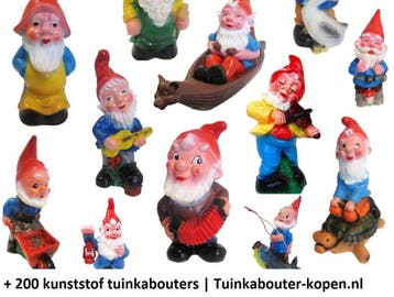 Keuze uit meer dan 200 kunststof tuinkabouters / kabouters, Tuin en Terras, Tuinbeelden, Nieuw