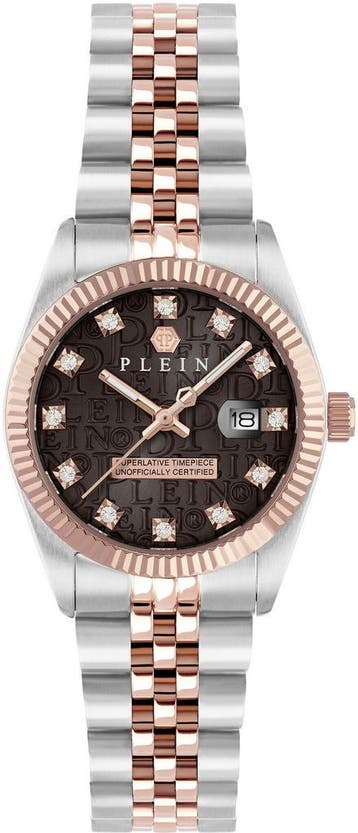 Philipp Plein PWNFA0625 Date Superlative dameshorloge, Overige merken, Staal, Verzenden, Polshorloge