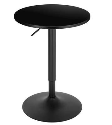 Verstelbare ronde bartafel – draaibaar blad - 52 cm, Verzenden, Nieuw