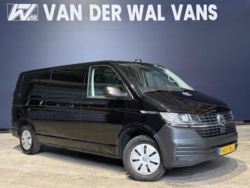 Volkswagen Transporter 2.0 TDI L2H1 Euro6 Airco | Navigatie, Stof, Gebruikt, Volkswagen, Zwart