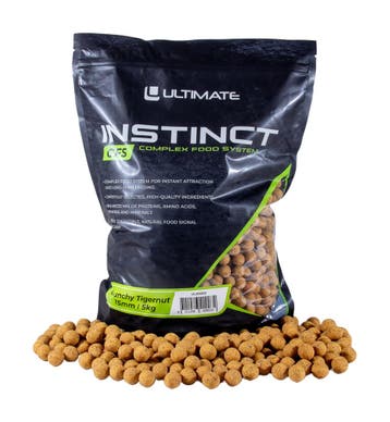 Ultimate Instinct CFS Boilies 15mm 5kg - Crunchy Tigernut, Verzenden, Nieuw, Overige typen