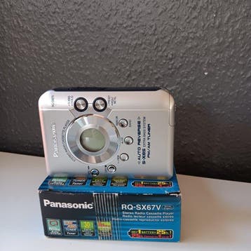 Panasonic - RQ-SX67V Draagbare cassettespeler, Nieuw