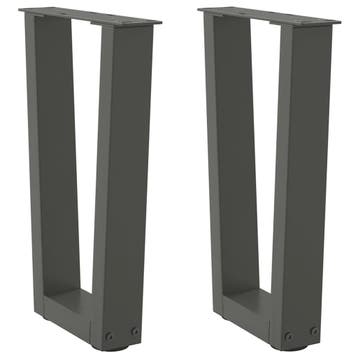 vidaXL Salontafelpoten 2 st V-vormig 28x(42-43,3) cm staal, Verzenden, Nieuw