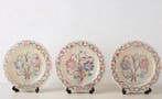 Bord - Marmer - Drie decoratieve borden handgemaakt marmeren
