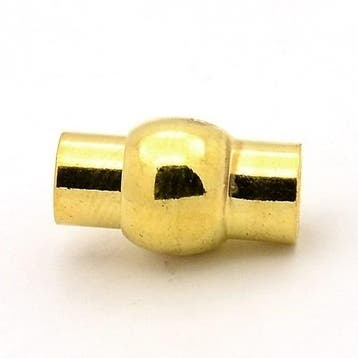 Magneet slotje goudkleur 9 x 17mm Ø5mm, Ophalen of Verzenden, Nieuw, Draad
