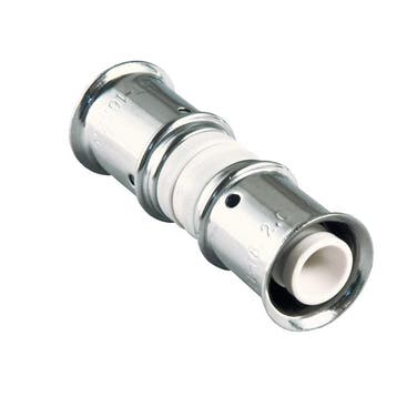 MultiTubo PPSU persfitting rechte koppeling 40 x 40 mm, Ophalen of Verzenden, Nieuw