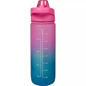 Benson Drinkfles 750 ml - Motivatie & Zeef - Blauw/Roze -..., Ophalen of Verzenden, Nieuw