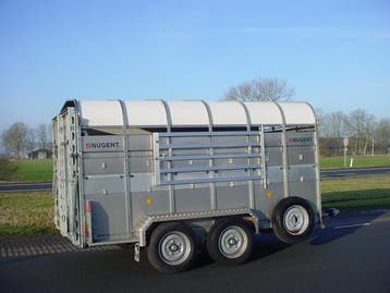 Nugent LC3618H dubbeldek afm. 371x180x190cm 3500kg, Ophalen, Gebruikt, Overige materialen, Overige typen