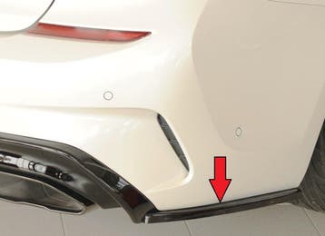 Rear Side Splitters voor BMW 3 Serie G20 / G21 met M Pakket, Ophalen of Verzenden