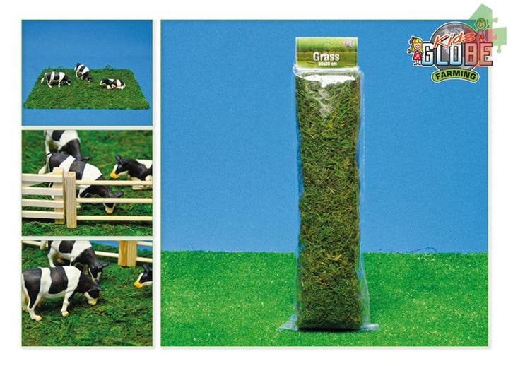 Kids Globe Set Houten Paardenstal Roze Met 7 Boxen+Grasma..., Kinderen en Baby's, Speelgoed | Overig, Nieuw, Ophalen of Verzenden