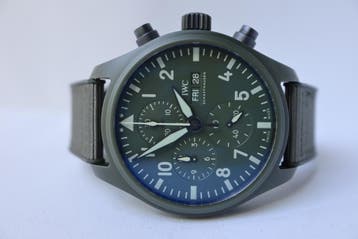 Horloge IWC Pilot Chronograph Top Gun 09/2022 Full set, Overige merken, Kunststof, Polshorloge, Kunststof