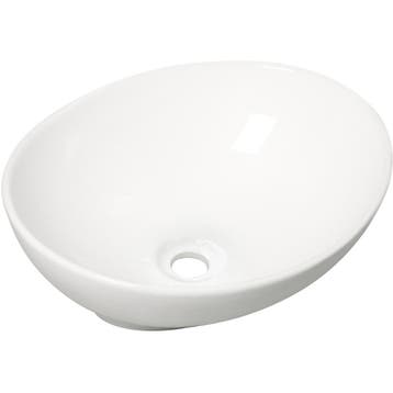 Wiesbaden Barco Waskom Ovaal - 40x33x14.5cm - Keramiek -, Ophalen of Verzenden, Nieuw