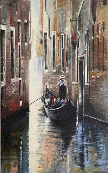 Alexander Nakonechnyi (XX-XXI) - Venezia, Antiek en Kunst
