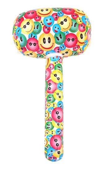 Opblaasbare Hamer Kleurrijke Smileys (66cm), Kleding | Dames, Ophalen of Verzenden, Nieuw