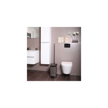 EKO Rejoice Step Bin 12 ltr - Mat RVS, Verzenden, Nieuw