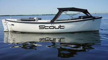 2021 Stout 750 met 30Pk suzuki, Watersport en Boten, Sloepen, Gebruikt, Afdekzeil, Grachtenboot, 2.05 meter of meer