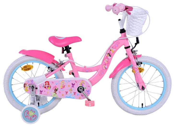 Disney Princess Kinderfiets - Meisjes - 16 inch - Roze - Twe, Fietsen en Brommers, Fietsen | Kinderfietsjes, 16 tot 20 inch, Nieuw