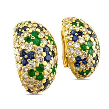 Other brand - Oorbellen - 18 karaat Geel goud, Exclusief, Sieraden, Tassen en Uiterlijk, Oorbellen, Nieuw