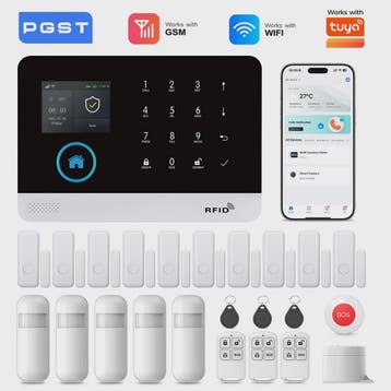 Slim Beveiligingssysteem voor Thuis: WIFI/GSM Alarm met Deur, Verzenden, Nieuw