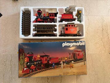 Playmobil - 4034 - Playmobil Playmobil Western Train Set -